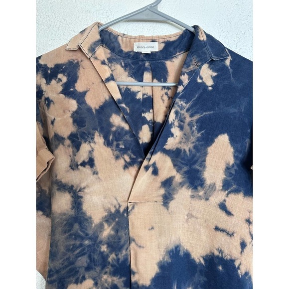 Silence + noise tie dye oversized tunic - Picture 4 of 7